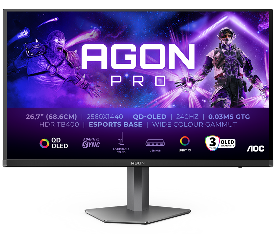 AGON PRO AG276QZD2 📷 AOC