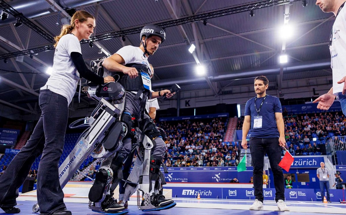 Utrka egzoskeleta bila je kruna trodnevnog natjecanja u osam disciplina 📷 Alessandro Della Bella /ETH Zurich