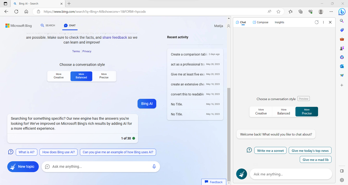 Bing Chat jedan je od praktičnih načina kako se može besplatno koristiti GPT-4, i pritom za to koristiti i podatke s Interneta koji će biti dohvaćeni upravo tražilicom Bing…