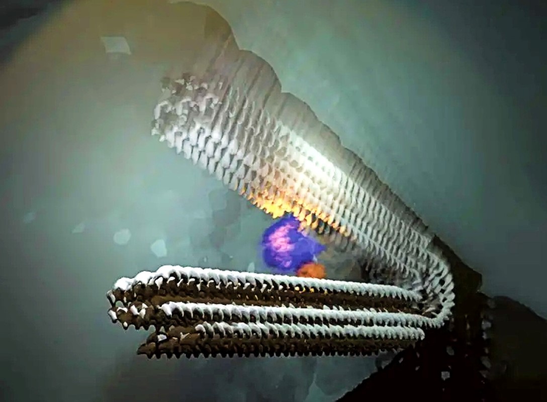 Nanomotor njemačkih istraživača podsjeća na klamericu ili trenažer za jačanje stiska ruke 📷 Mathias Centola / University of Bonn