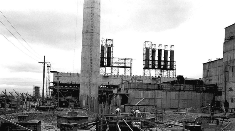 Izgradnja reaktora u Hanfordu 📷 Wikimedia